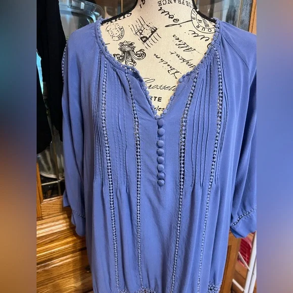 Solitaire/Anthro + Knox Rose Lot (2) Tops 2X - Picture 3 of 16